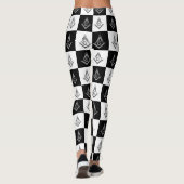 Prüfmuster für Freemason Leggings (Rückseite)