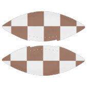 Prüfmuster in Weiß und Mocha Mousse Football (Paneele)