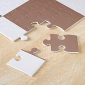 Prüfmuster in Weiß und Mocha Mousse Puzzle (Seite)