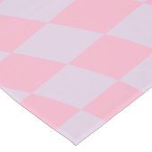 Prüfmuster Lilac Pink Karo Checkerboard Kurzer Tischläufer (Ecke)