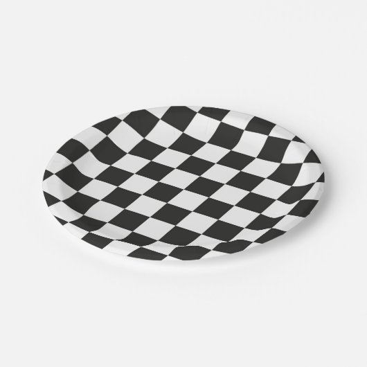 Prüfmuster Pappteller (Schrägansicht)