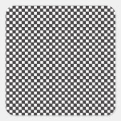Prüfmuster Quadratischer Aufkleber (Vorderseite)