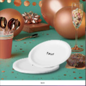 Prüfpapierplatte Pappteller