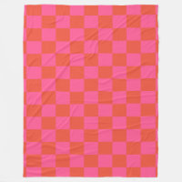 Prüfpappe Prüfmuster in Rosa und Orange