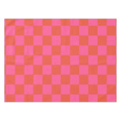 Prüfpappe Prüfmuster in Rosa und Orange Tischdecke (Vorderseite (Horizontal))
