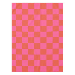 Prüfpappe Prüfmuster in Rosa und Orange  Tischdecke