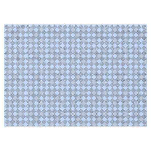 Prüfpatches Muster 01 w LBlue BG Tischdecke (Vorderseite (Horizontal))