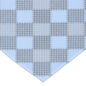 Prüfpatches Muster 01 w LBlue BG Tischdecke (Schrägansicht)