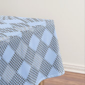Prüfpatches Muster 01 w LBlue BG Tischdecke (Beispiel)