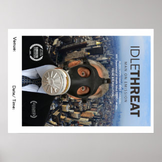 Prüfplakat für die Idle-Bedrohung Poster
