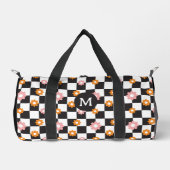 Prüfplatinenmuster für die Retro-Monogramm-Daisy-B Duffle Bag (Vorderseite)