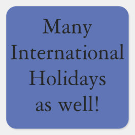 Prüfpunkt 2 quadratischer aufkleber