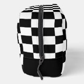 Prüfquadrat Schwarz-Weiß-Geometrie Waschbeutel (Rechts)