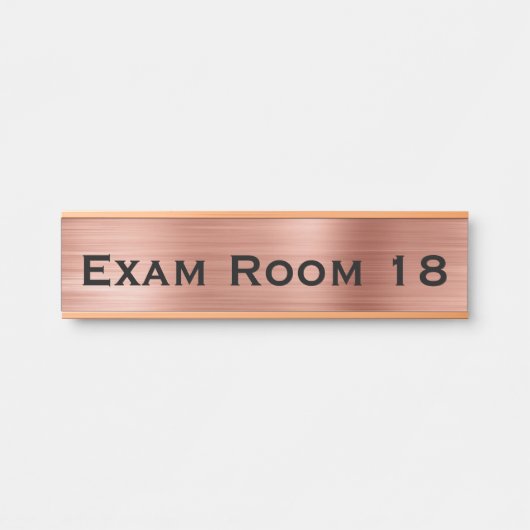 Prüfraumschild für Ärzte Türschild (Vorderseite )