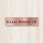 Prüfraumschild für Ärzte Türschild (Vorderseite )