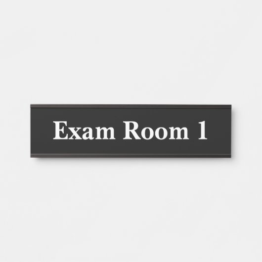 Prüfraumschild für Ärzte Türschild (Vorderseite )