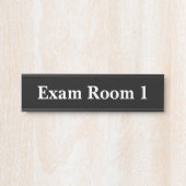Prüfraumschild für Ärzte Türschild (Vorderseite )