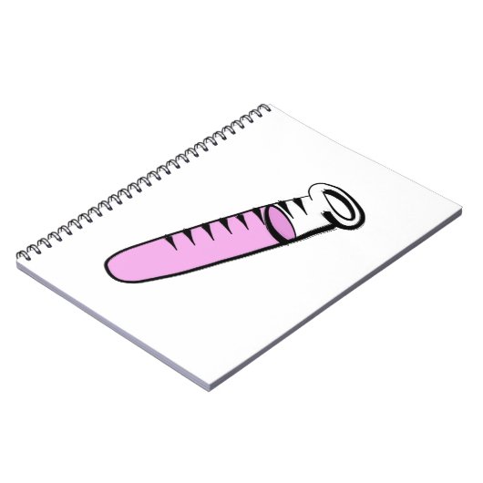 Prüfrohr Notizblock (Linke Seite)