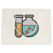 Prüfrohr und Beaker für die Chemie Große Geschenktüte (Vorderseite)