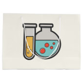 Prüfrohr und Beaker für die Chemie Große Geschenktüte (Rückseite)