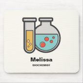 Prüfrohr und Beaker für die Chemie Mousepad (Vorne)