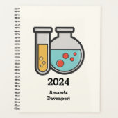 Prüfrohr und Beaker für die Chemie Planer (Vorderseite)