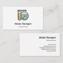 Prüfrohr und Beaker für die Chemie