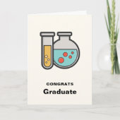 Prüfröhre und Beaker-Abschluss Karte (Vorderseite)