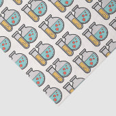 Prüfröhre und Bechermuster Seidenpapier (Ausschnitt)