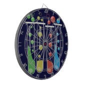 Prüfröhren Dartscheibe (Vorderseite Links)