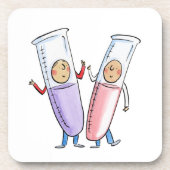 Prüfröhren Getränkeuntersetzer (Vorderseite)