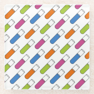 Prüfröhren Glasuntersetzer