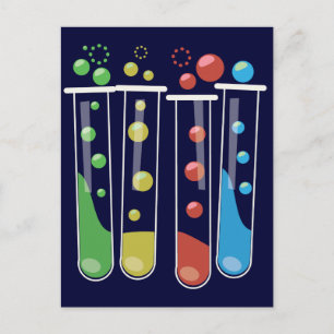 Prüfröhren Postkarte