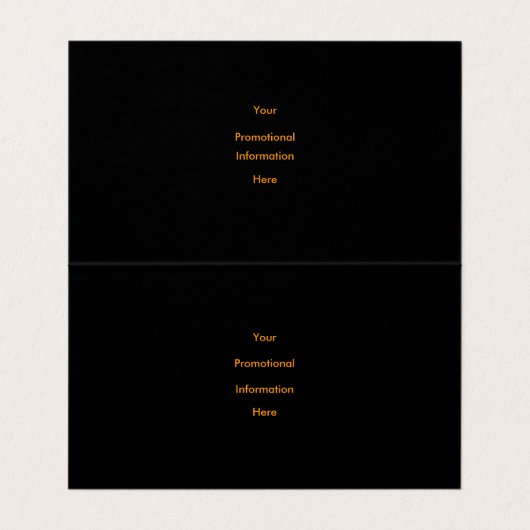 Prüfröhren Visitenkarten (Innenseite Aufgefaltet)