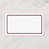 Prüfstandkarte Begleitkarte (Rückseite)