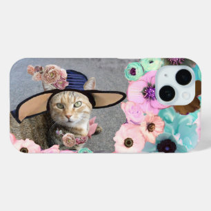 PRÜFSTATUS/ELEGANTE KATZE, GROSSE DIVA HAT UND RO Case-Mate iPhone HÜLLE
