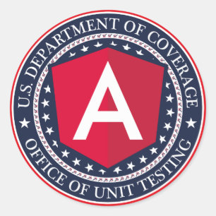 Prüfstelle Runder Aufkleber