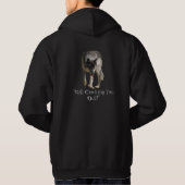 "Prüft euch!" Wolf Hoodie (Rückseite)