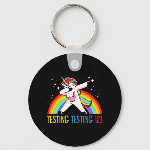 Prüfung 123 Niedlicher Test Tag 2 Schlüsselanhänger