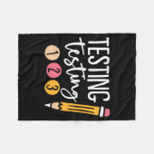 Prüfung 123 Niedlicher Test Tag 3 Fleecedecke (Vorderseite (Horizontal))