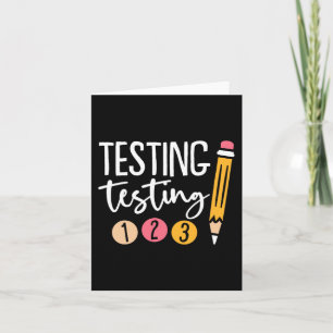 Prüfung 123 Niedlicher Test Tag 3 Karte