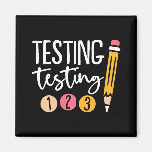 Prüfung 123 Niedlicher Test Tag 3 Magnet