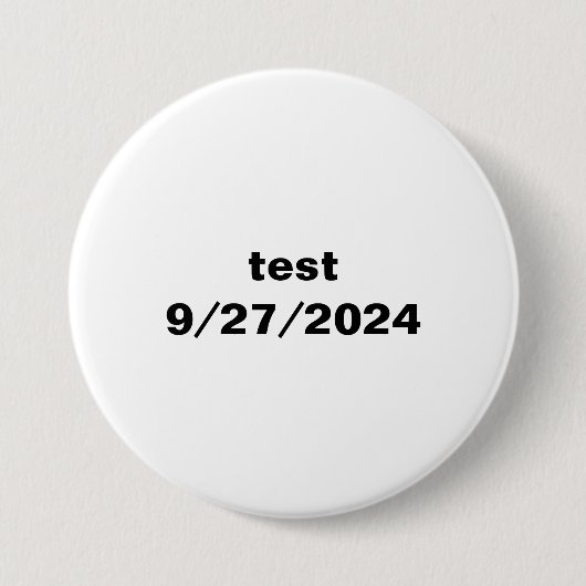 Prüfung Button (Vorderseite)