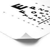 Prüfung der Augendiagramme Fotodruck (Ecke)