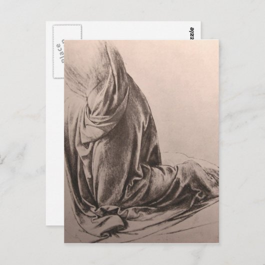 Prüfung der Draperie Postkarte (Vorne/Hinten)