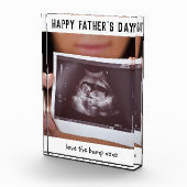 Prüfung der Schwangerschaft am Vatertag Fotoblock (Rechts)