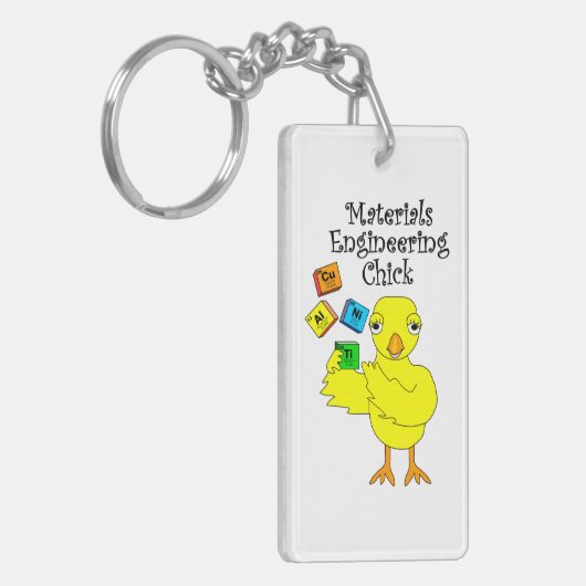 Prüfung der Werkstofftechnik Schlüsselanhänger (Vorderseite links)