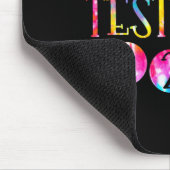 Prüfung des Farbtesttages Lehrer 1-2-3 Mousepad (Ecke)