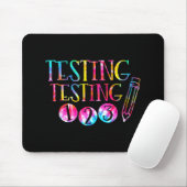 Prüfung des Farbtesttages Lehrer 1-2-3 Mousepad (Mit Mouse)