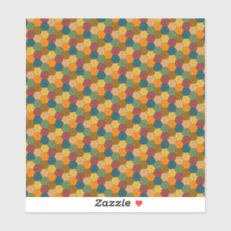 Prüfung des mehrfarbigen Radmusters der Blume Aufkleber